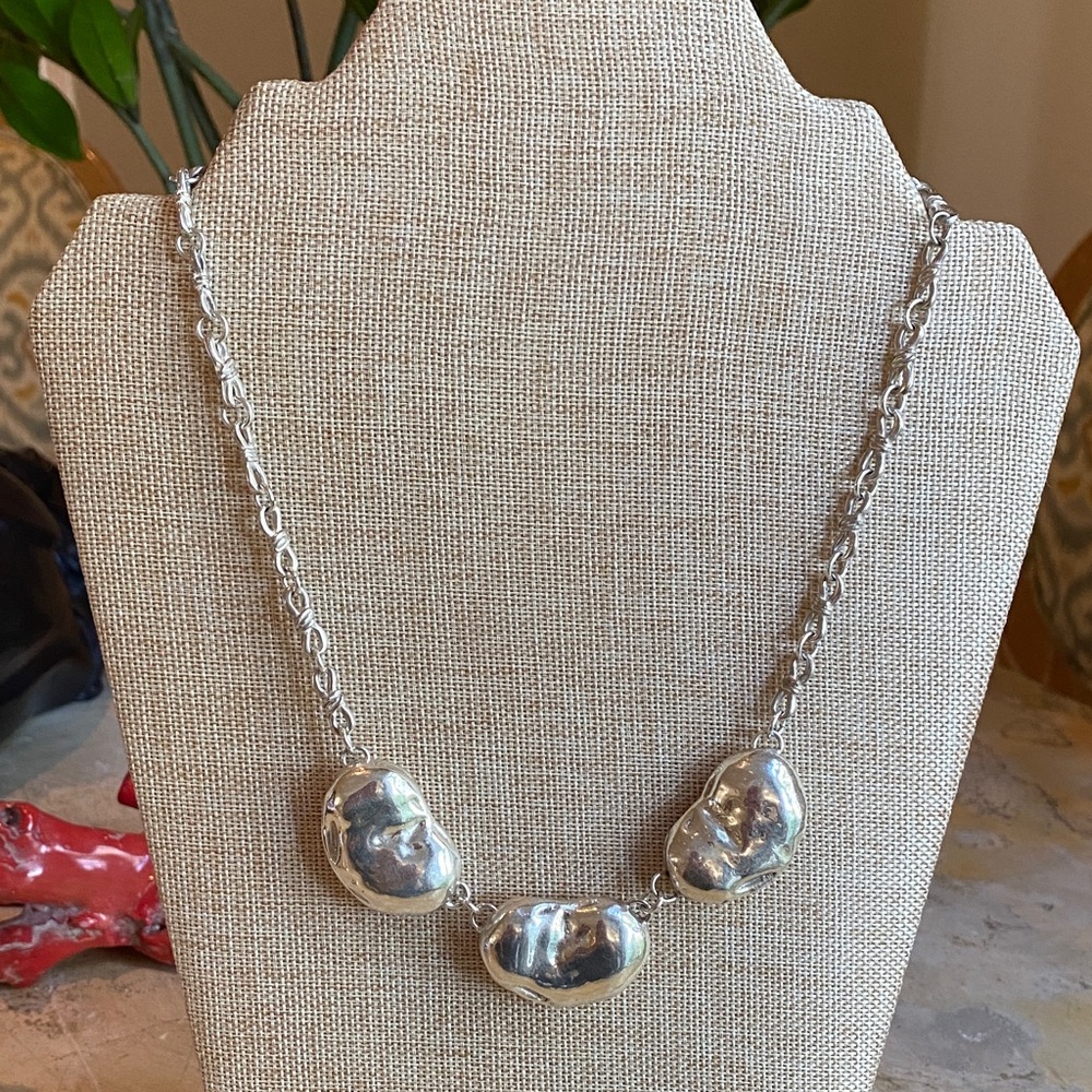 Sterling Silver Bat-Ami Barsano Necklace with Unique Pendant Design
